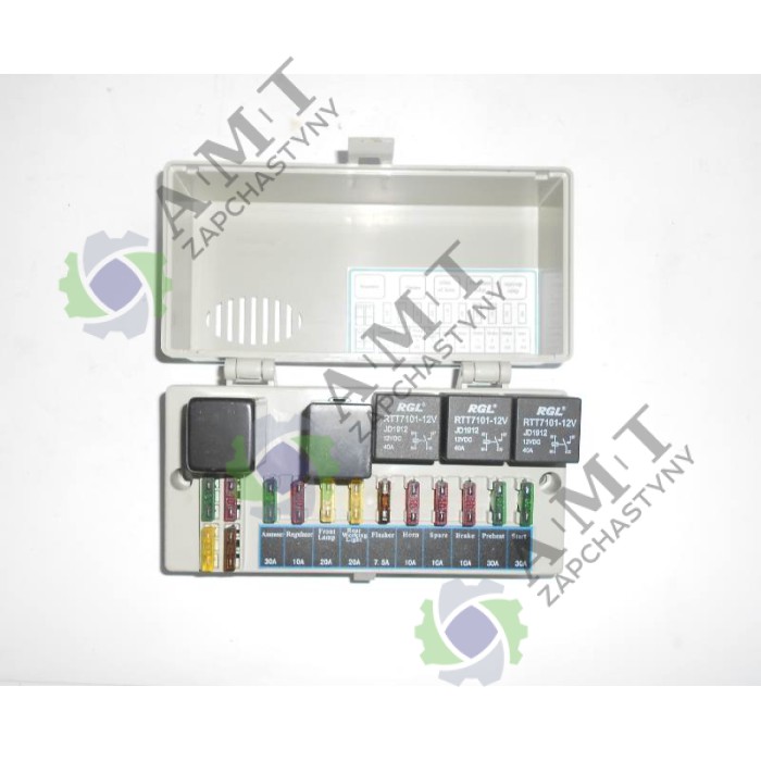 Блок регуляторов и предохранителей в сбореJM 404