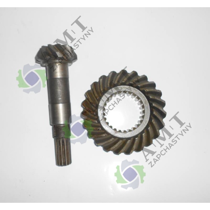 Комплект конических шестерен переднего моста (хв.Z=10/Z=12, план.Z=23/Z=25)LZ454