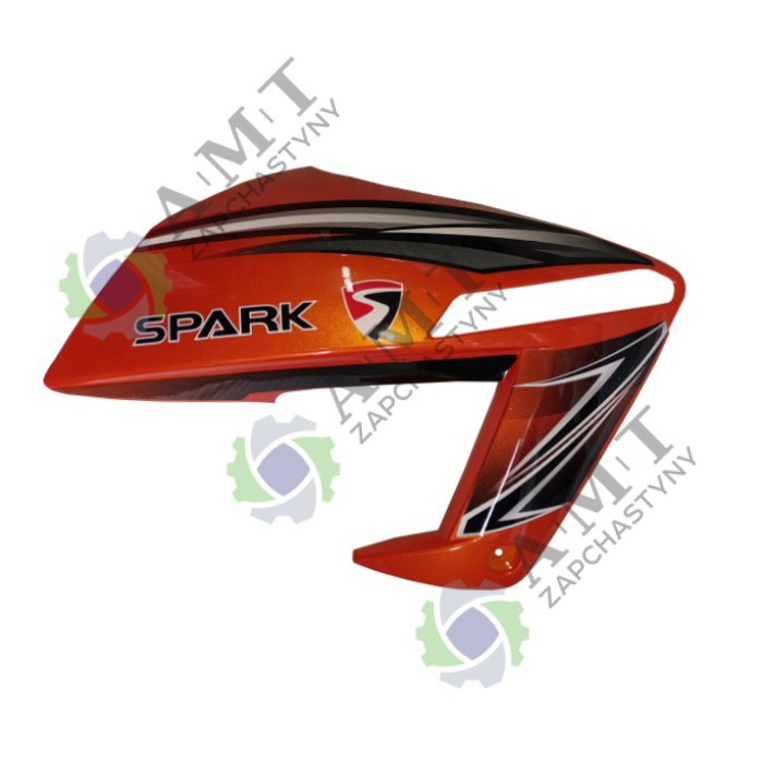 Облицовка топливного бака боковая правая оранжевая SP200R-27